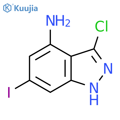 4-AMino-3-chloro-6-iodo-1H-indazole structure