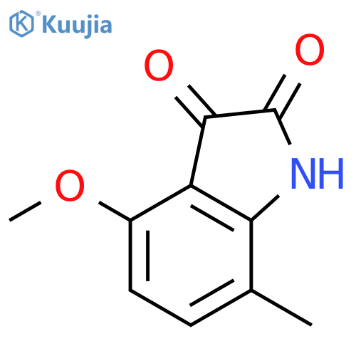 7-Methyl-4-methoxy Isatin 7-Methyl-4-methoxy indole-2,3-dione structure
