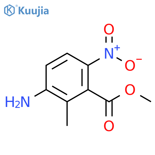 3-Amino-2-methyl-6-nitro methylbenzoate structure