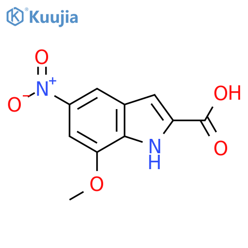 7-Methoxy-5-nitroindole-2-carboxylic Acid structure