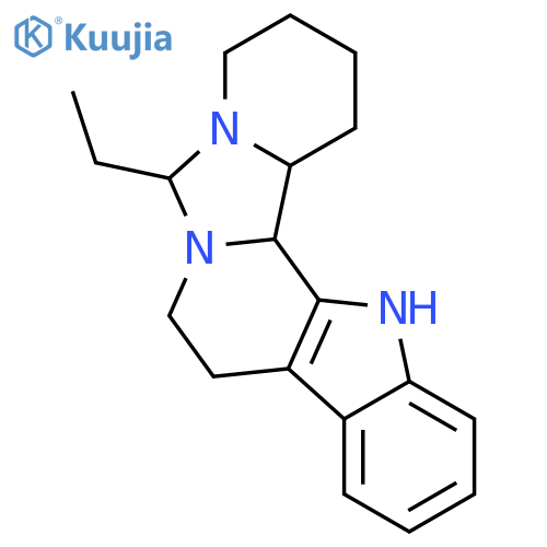 2H,6H-Pyrido[1'',2'':3',4']imidazo[1',5':1,2]pyrido[3,4-b]indole,6-ethyl-1,3,4,8,9,14,14b,14c-octahydro- structure