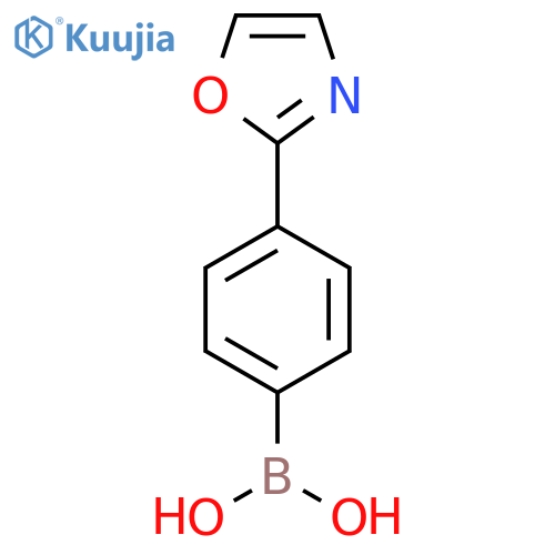 4-(1,3-oxazol-2-yl)phenylboronic acid structure