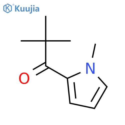 2,2-dimethyl-1-(1-methylpyrrol-2-yl)propan-1-one structure