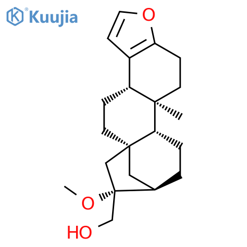 5a,8-Methano-5aH-cyclohepta[5,6]naphtho[2,1-b]furan-7-methanol,3b,4,5,6,7,8,9,10,10a,10b,11,12-dodecahydro-7-methoxy-10b-methyl-,(3bS,5aS,7R,8R,10aR,10bS)- structure