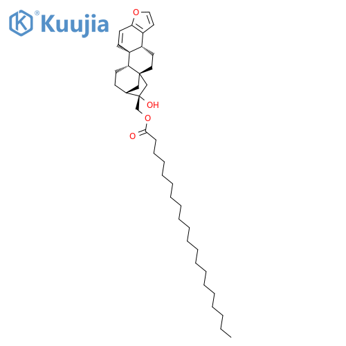 Eicosanoic acid,[(3bS,5aS,7R,8S,10aR,10bS)-3b,4,5,6,7,8,9,10,10a,10b-decahydro-7-hydroxy-10b-methyl-5a,8-methano-5aH-cyclohepta[5,6]naphtho[2,1-b]furan-7-yl]methylester (9CI) structure