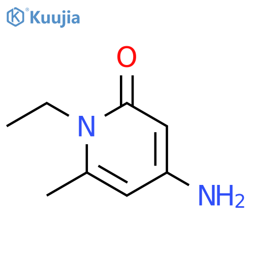 4-Amino-1-ethyl-6-methyl-1H-pyridin-2-one structure