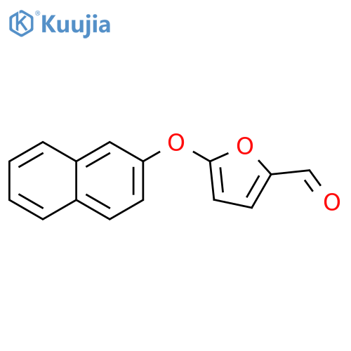 5-(Naphthalen-2-yloxy)-furan-2-carbaldehyde structure