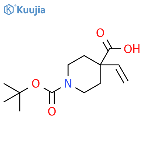 1,4-Piperidinedicarboxylic acid, 4-ethenyl-, 1-(1,1-dimethylethyl) ester structure