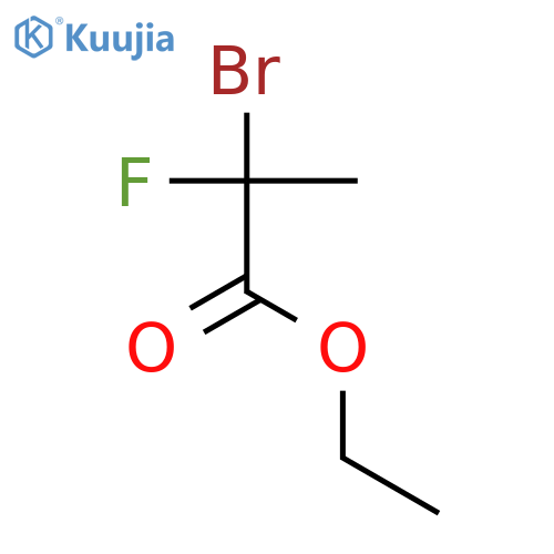 Ethyl 2-bromo-2-fluoropropanoate structure