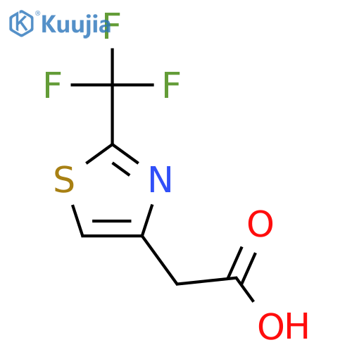 2-(Trifluoromethyl)-1,3-thiazol-4-ylacetic Acid structure