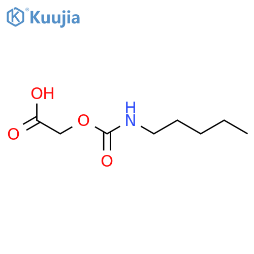 Acetic acid, [[(pentylamino)carbonyl]oxy]- structure