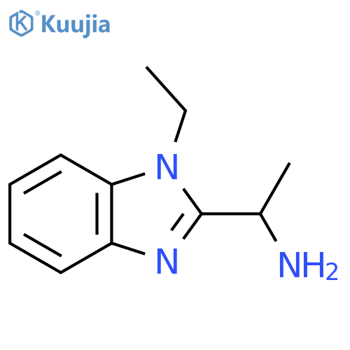 [1-(1-Ethyl-1H-benzimidazol-2-yl)ethyl]amine dihydrochloride structure