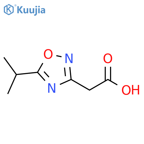 2-[5-(Propan-2-Yl)-1,2,4-Oxadiazol-3-Yl]Acetic Acid structure