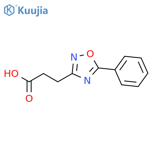 3-(5-phenyl-1,2,4-oxadiazol-3-yl)propanoic Acid structure