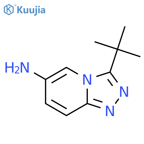 3-Tert-Butyl-[1,2,4]triazolo[4,3-a]pyridin-6-amine structure