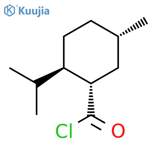 Cyclohexanecarbonyl chloride, 5-methyl-2-(1-methylethyl)-, [1S-(1alpha,2beta,5alpha)]- (9CI) structure
