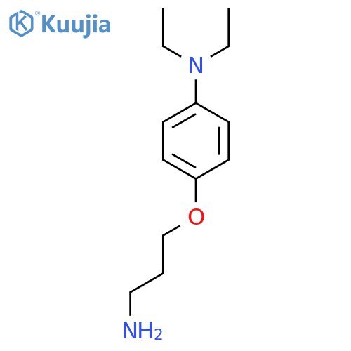 4-(3-aminopropoxy)-N,N-diethylaniline structure