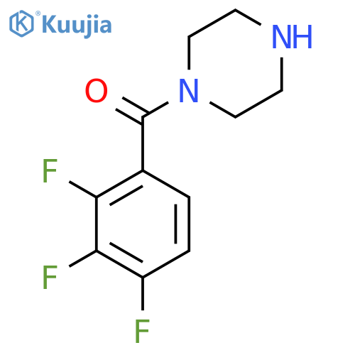 1-(2,3,4-Trifluorobenzoyl)piperazine structure