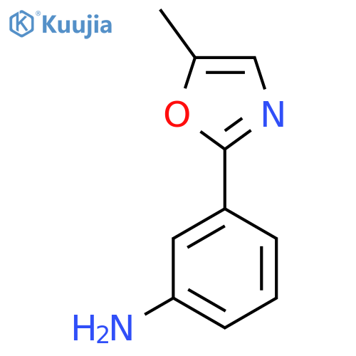 3-(5-Methyl-1,3-oxazol-2-yl)aniline structure