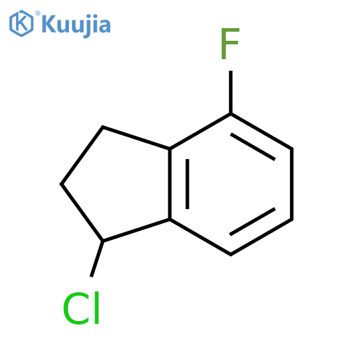 1-chloro-4-fluoro-2,3-dihydro-1H-indene structure