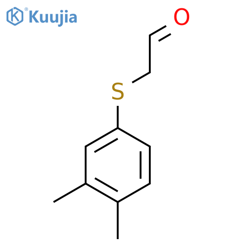 2-[(3,4-Dimethylphenyl)sulfanyl]acetaldehyde structure