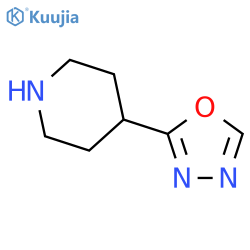 2-(Piperidin-4-yl)-1,3,4-oxadiazole structure