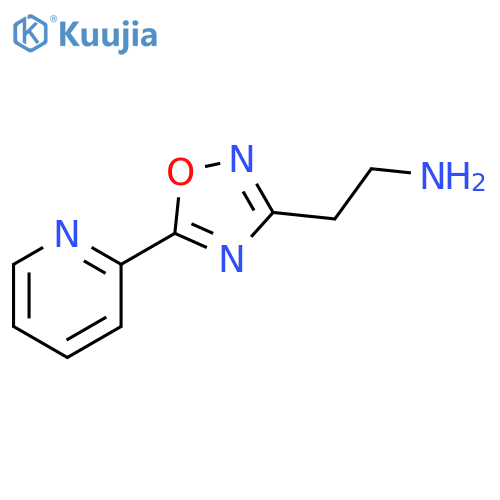 2-[5-(pyridin-2-yl)-1,2,4-oxadiazol-3-yl]ethan-1-amine structure