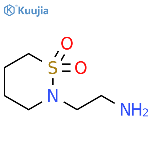 2-(2-aminoethyl)-1lambda6,2-thiazinane-1,1-dione structure