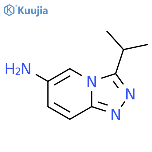 3-(Propan-2-yl)-[1,2,4]triazolo[4,3-a]pyridin-6-amine structure