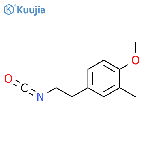 Benzene, 4-(2-isocyanatoethyl)-1-methoxy-2-methyl- structure