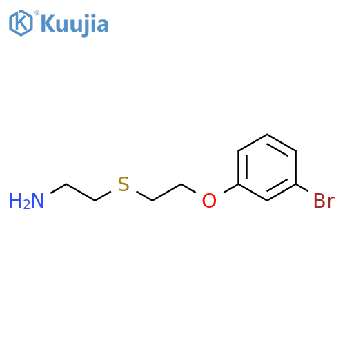 1-{2-(2-Aminoethyl)sulfanylethoxy}-3-bromobenzene structure