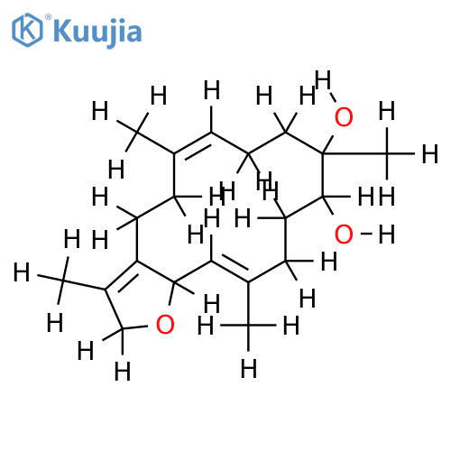 (+)-7beta,8beta-dihydroxydeepoxysarcophytoxide structure