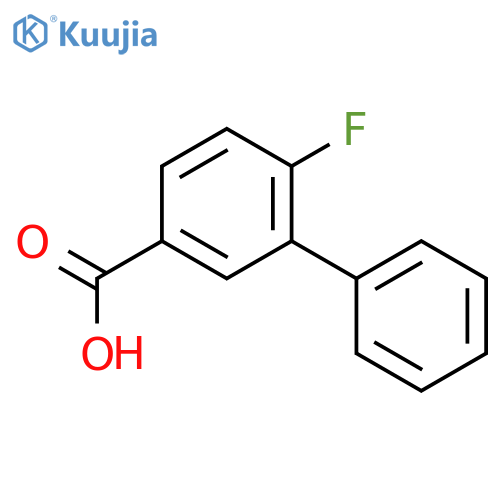 4-fluoro-3-phenylbenzoic Acid structure