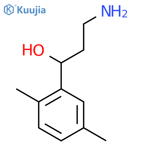 Benzenemethanol, α-(2-aminoethyl)-2,5-dimethyl- structure