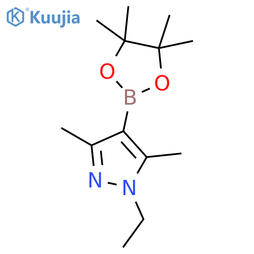 1-Ethyl-3,5-dimethyl-4-(4,4,5,5-tetramethyl-1,3,2-dioxaborolan-2-yl)-1H-pyrazole structure