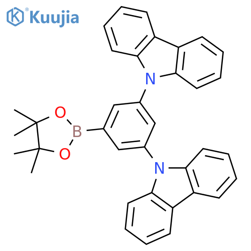 9H-Carbazole, 9,9'-[5-(4,4,5,5-tetramethyl-1,3,2-dioxaborolan-2-yl)-1,3-phenylene]bis- structure