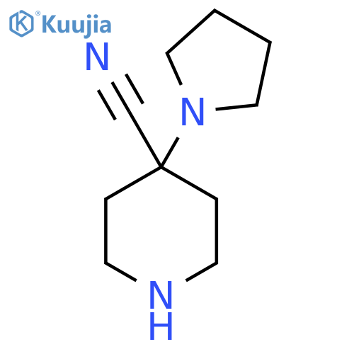 4-(Pyrrolidin-1-yl)piperidine-4-carbonitrile structure