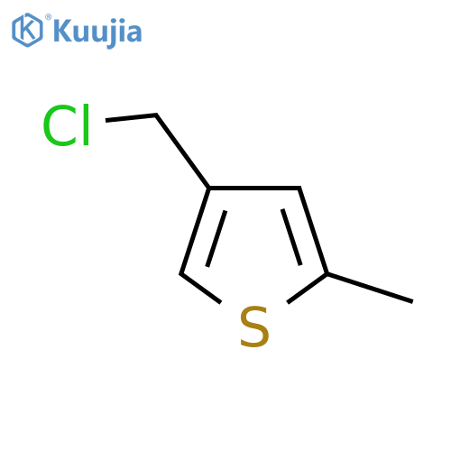 4-(Chloromethyl)-2-methylthiophene structure