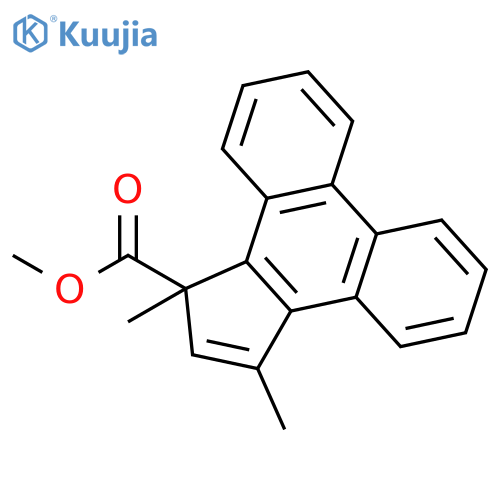 1H-Cyclopenta[l]phenanthrene-1-carboxylic acid, 1,3-dimethyl-, methyl ester structure