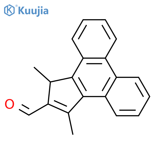 1H-Cyclopenta[l]phenanthrene-2-carboxaldehyde, 1,3-dimethyl- structure