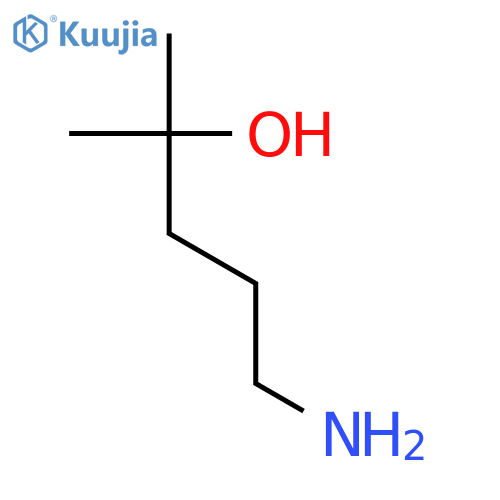 5-Amino-2-methyl-2-pentanol structure
