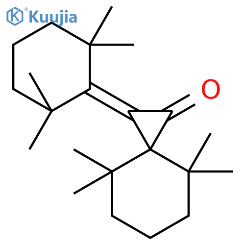 Spiro[2.5]octan-1-one, 4,4,8,8-tetramethyl-2-(2,2,6,6-tetramethylcyclohexylidene)- structure