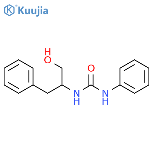 Urea, N-[1-(hydroxymethyl)-2-phenylethyl]-N'-phenyl- structure