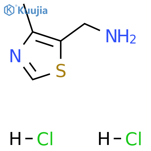 (4-methyl-1,3-thiazol-5-yl)methanamine:dihydrochloride structure