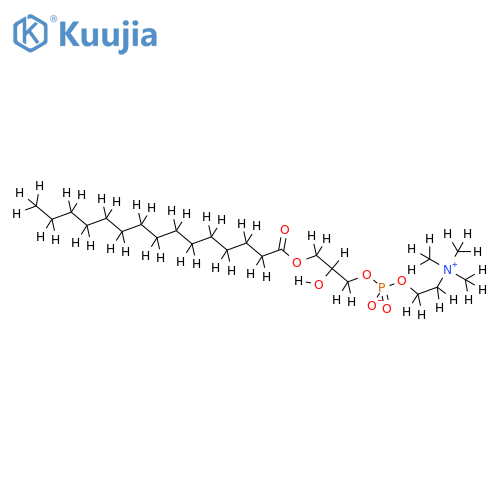 L-alpha-monopentadecanoyl lysophosphatidyl choline structure