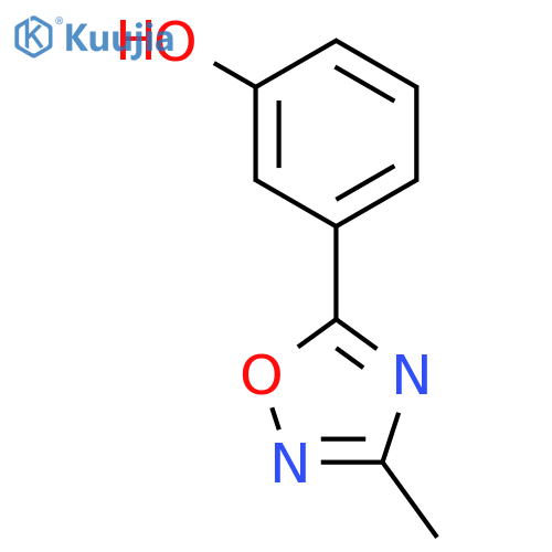 3-(3-Methyl-1,2,4-oxadiazol-5-yl)phenol structure
