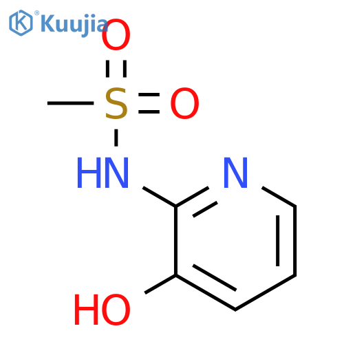N-(3-Hydroxypyridin-2-yl)methanesulfonamide structure