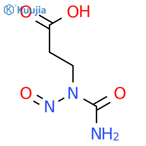 Propanoic acid,3-[(aminocarbonyl)nitrosoamino]- structure