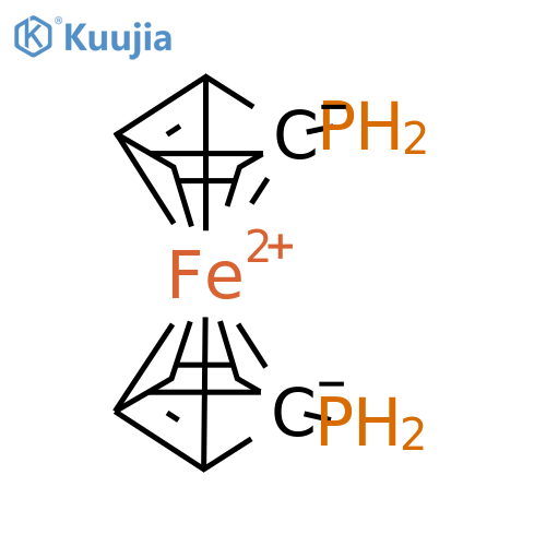 1,1'-Bis(phosphino)ferrocene, structure