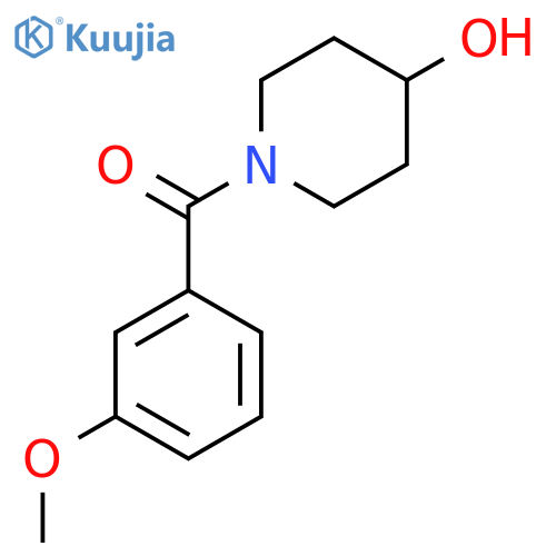 1-(3-Methoxybenzoyl)piperidin-4-ol structure